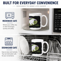 Samoyed Ceramic Coffee Mug 15 oz Decorative Large C Handle Mug Cup for Tea, Cocoa Hot Chocolate