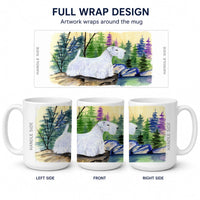 Sealyham Terrier Ceramic Coffee Mug 15 oz Decorative Large C Handle Mug Cup for Tea, Cocoa Hot Chocolate