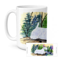 Sealyham Terrier Ceramic Coffee Mug 15 oz Decorative Large C Handle Mug Cup for Tea, Cocoa Hot Chocolate