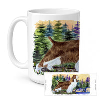Springer Spaniel Ceramic Coffee Mug 15 oz Decorative Large C Handle Mug Cup for Tea, Cocoa Hot Chocolate