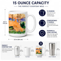 Lakeland Terrier Ceramic Coffee Mug 15 oz Decorative Large C Handle Mug Cup for Tea, Cocoa Hot Chocolate