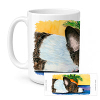 Corgi Ceramic Coffee Mug 15 oz Decorative Large C Handle Mug Cup for Tea, Cocoa Hot Chocolate
