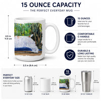 Clumber Spaniel Ceramic Coffee Mug 15 oz Decorative Large C Handle Mug Cup for Tea, Cocoa Hot Chocolate