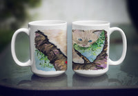 Cat - Birman Ceramic Coffee Mug 15 oz Decorative Large C Handle Mug Cup for Tea, Cocoa Hot Chocolate