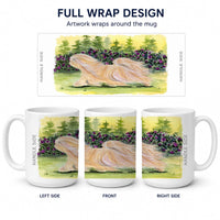 Lhasa Apso Ceramic Coffee Mug 15 oz Decorative Large C Handle Mug Cup for Tea, Cocoa Hot Chocolate