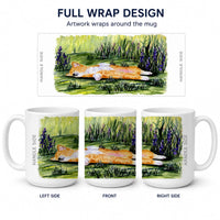 Corgi Ceramic Coffee Mug 15 oz Decorative Large C Handle Mug Cup for Tea, Cocoa Hot Chocolate