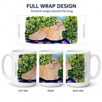 Cocker Spaniel Ceramic Coffee Mug 15 oz Decorative Large C Handle Mug Cup for Tea, Cocoa Hot Chocolate