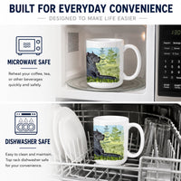 Cane Corso Ceramic Coffee Mug 15 oz Decorative Large C Handle Mug Cup for Tea, Cocoa Hot Chocolate