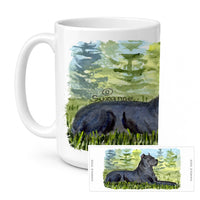 Cane Corso Ceramic Coffee Mug 15 oz Decorative Large C Handle Mug Cup for Tea, Cocoa Hot Chocolate