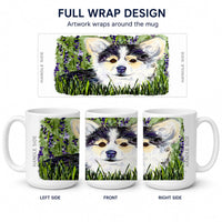Chihuahua Ceramic Coffee Mug 15 oz Decorative Large C Handle Mug Cup for Tea, Cocoa Hot Chocolate