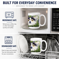 Chihuahua Ceramic Coffee Mug 15 oz Decorative Large C Handle Mug Cup for Tea, Cocoa Hot Chocolate
