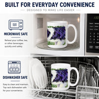Border Collie Ceramic Coffee Mug 15 oz Decorative Large C Handle Mug Cup for Tea, Cocoa Hot Chocolate