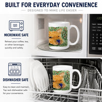 Norwich Terrier Ceramic Coffee Mug 15 oz Decorative Large C Handle Mug Cup for Tea, Cocoa Hot Chocolate