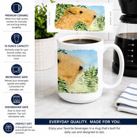 Lakeland Terrier Ceramic Coffee Mug 15 oz Decorative Large C Handle Mug Cup for Tea, Cocoa Hot Chocolate