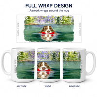 Springer Spaniel Ceramic Coffee Mug 15 oz Decorative Large C Handle Mug Cup for Tea, Cocoa Hot Chocolate