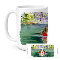Springer Spaniel Ceramic Coffee Mug 15 oz Decorative Large C Handle Mug Cup for Tea, Cocoa Hot Chocolate