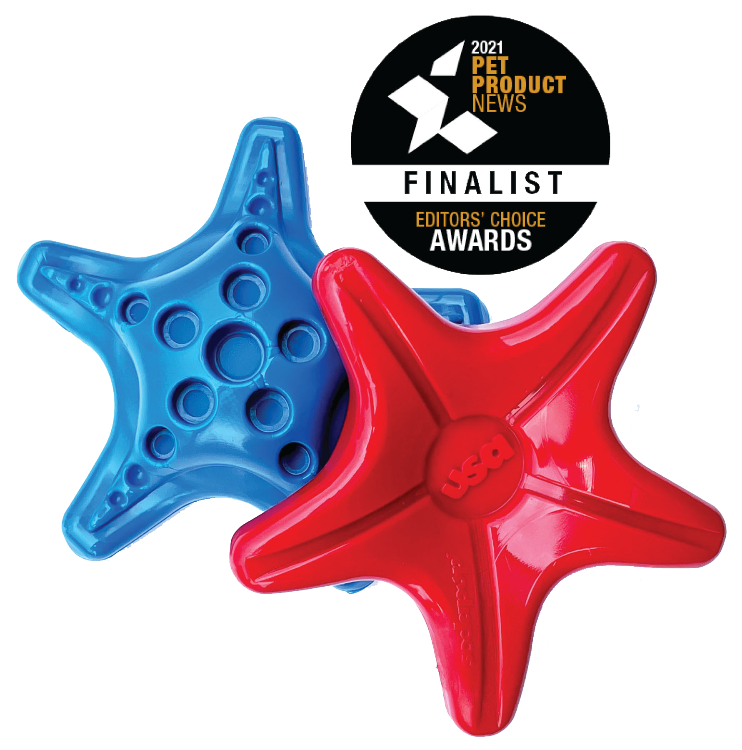 Starfish Nylon Dog Chew Toy for Aggressive Chewers | USA Made | SodaPup - BIG FRENCHIES