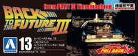 Back to the Future Part III pull-back DeLorean 1:43 scale plastic model kit