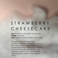 Strawberry Cheesecake Candle