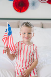 Stars & Stripes 2pc Bamboo Pajamas - BIG FRENCHIES