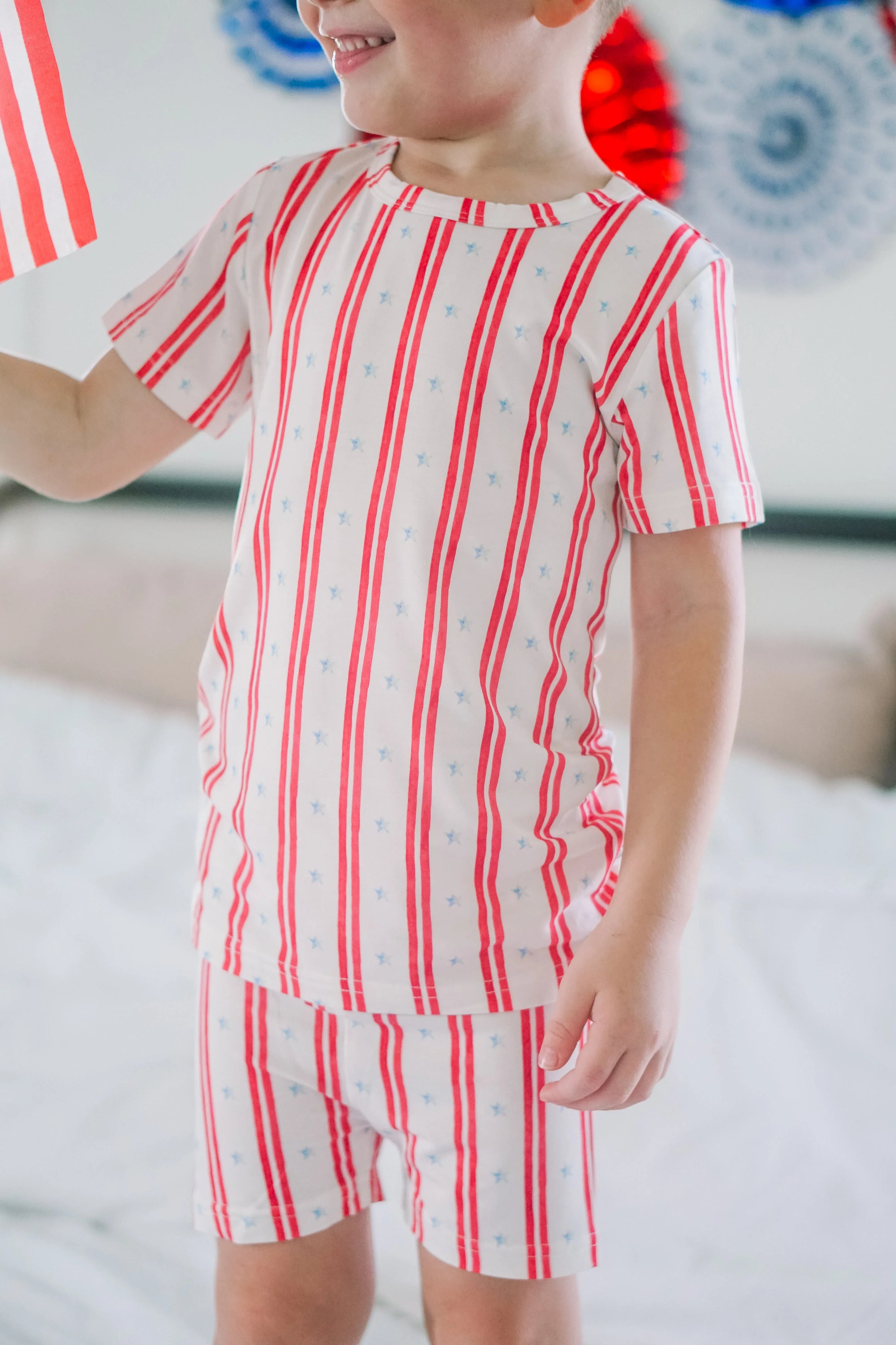 Stars & Stripes 2pc Bamboo Pajamas - BIG FRENCHIES