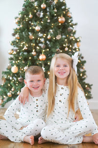 Tiny Trees Ribbed Bamboo 2pc Henley Pajamas - BIG FRENCHIES
