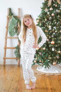 Tiny Trees Ribbed Bamboo 2pc Henley Pajamas - BIG FRENCHIES