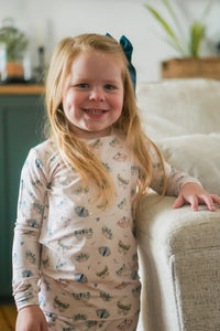 Luna Moths 2pc Bamboo Pajamas - BIG FRENCHIES