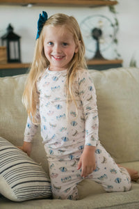 Luna Moths 2pc Bamboo Pajamas - BIG FRENCHIES