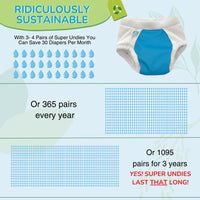 Brain Training Overnight Sensory Underwear for Bedwetting - BIG FRENCHIES