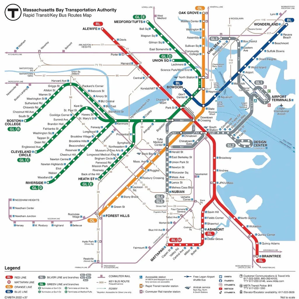 Boston T Map - BIG FRENCHIES