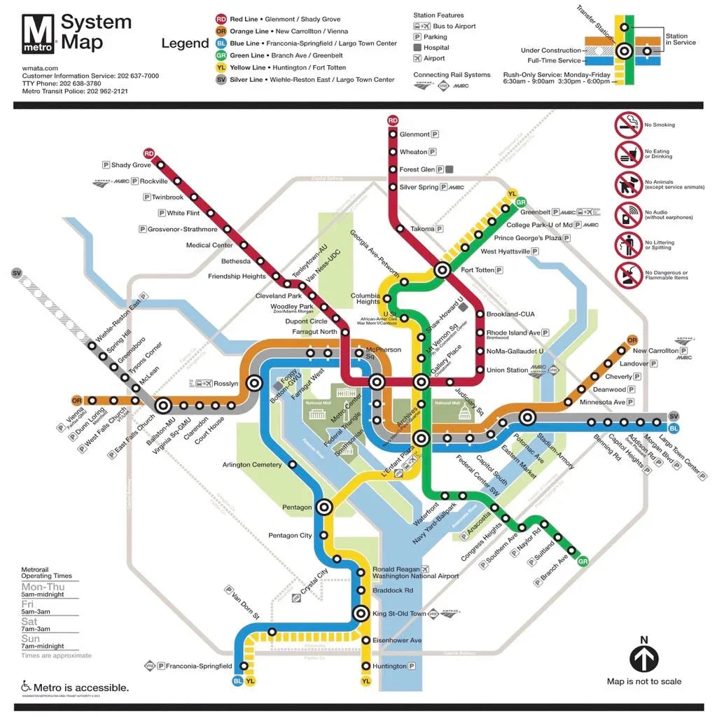 DC Metro Map - BIG FRENCHIES