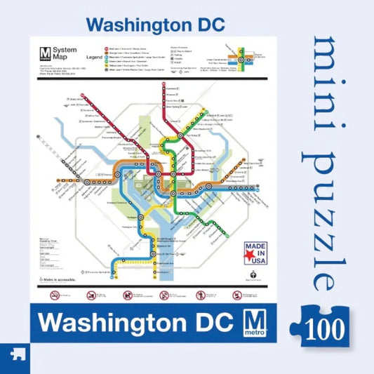 DC Metro Map Mini - BIG FRENCHIES