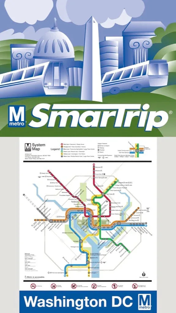 DC Metro Map Mini - BIG FRENCHIES