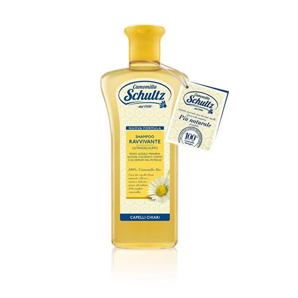 Schultz Organic Chamomile Revitalizing Shampoo for Light & Blonde Hair - Paraben-Free, Silicone-Free, Dermatologically Tested