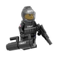 SWAT Operator, Breach & Entry Specialist - Custom Minifig - Made Using LEGO® Parts