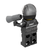 SWAT Commander - Custom Minifig - Made Using LEGO® Parts