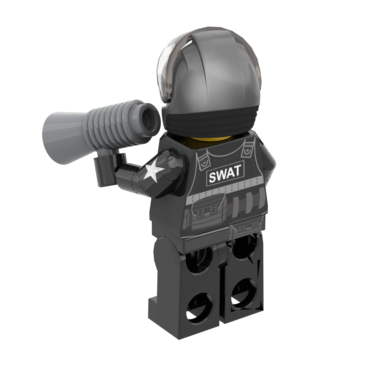SWAT Commander - Custom Minifig - Made Using LEGO® Parts