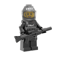 SWAT Lieutenant - Custom Minifig - Made Using LEGO® Parts