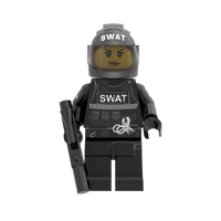SWAT Operator, Tactical Specialist - Custom Minifig - Made Using LEGO® Parts