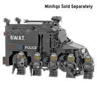 Police Armored S.W.A.T. Vehicle - Custom Building Set - Made Using LEGO® Parts