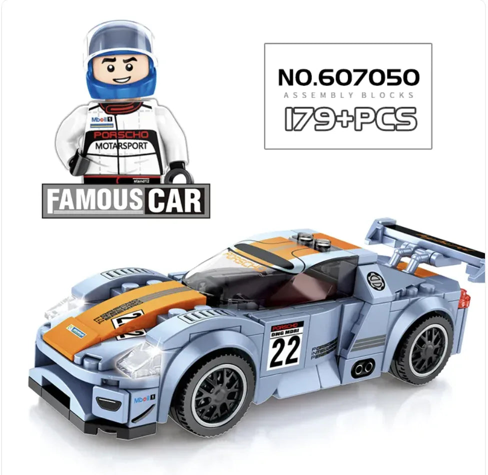 City Racing Building Blocks Set - Educational Car Story Toys for Children - # BOT&G52710007 - BIG FRENCHIES