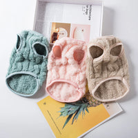 Soft Cozy Cat Sweater – Winter Fleece Vest for Sphynx & Small Dogs - BIG FRENCHIES