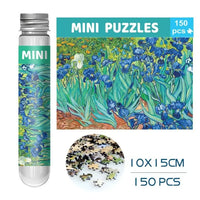 150PCS Oil Painting Jigsaw Puzzles – Mini Test Tube Educational Toy - BIG FRENCHIES