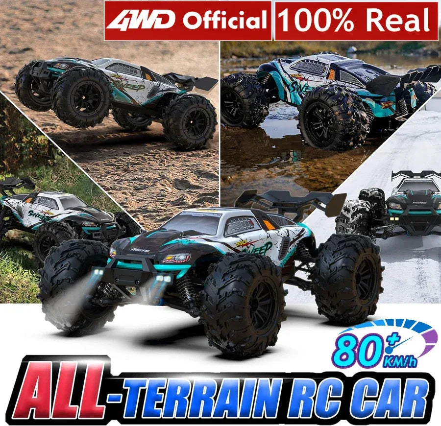 4WD Remote Control Car High-Speed 50-80KM/H Off-Road Buggy Truck - BIG FRENCHIES
