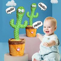 Dancing Cactus Toy – Talking, Singing, Wriggling Plush Interactive Toy - BIG FRENCHIES