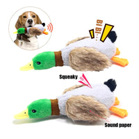 Cute Plush Duck Dog Squeaky Toy – Interactive Chew for Small & Medium Dogs - BIG FRENCHIES