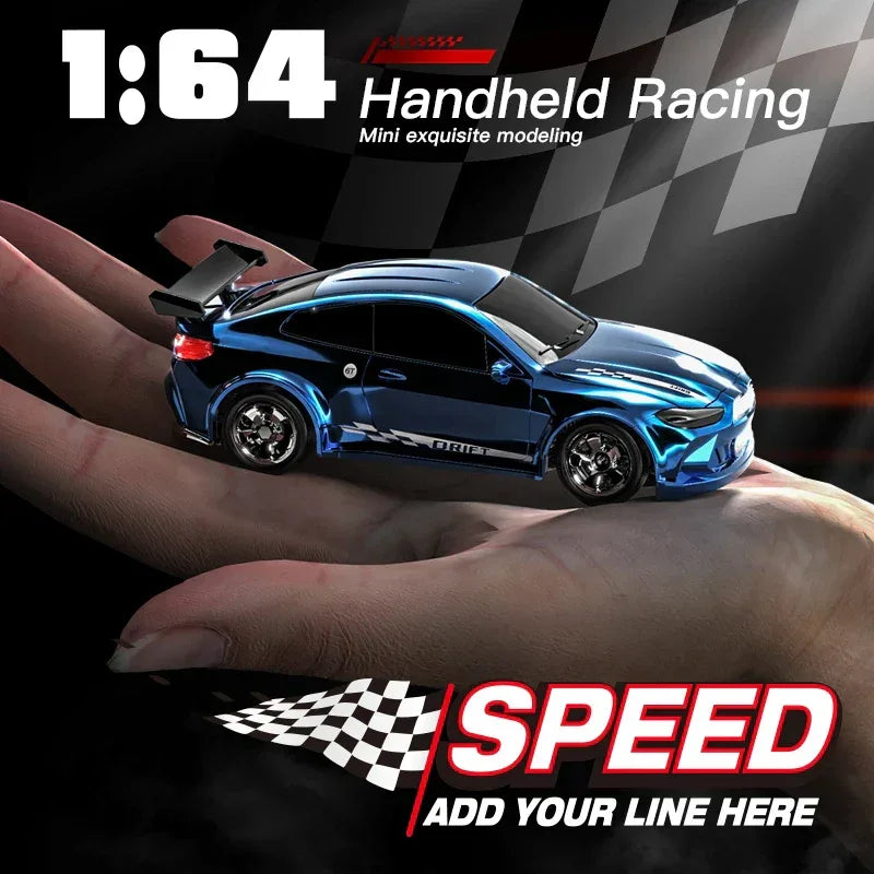 1/64 High-Speed Drift RC Car 4WD Mini Remote Control Racing Toy - BIG FRENCHIES