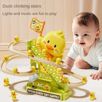 Stair Climbing Ducks Toy with Flashing Lights & Music - BIG FRENCHIES