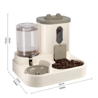2 in 1 Fully Automatic Pet Food & Water Dispenser - BIG FRENCHIES